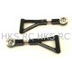 HPI NITRO BAJA 5B Black Alum. Rear Upper Arms BJA5701
