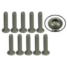 4-40 x 1/2 Titanium Button Head Hex Socket Machine  TS-BS4120M