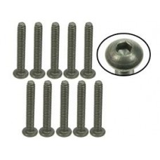 4-40 x 3/4 Titanium Button Head Hex Socket Machine TS-BS4340M