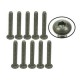 4-40 x 3/4 Titanium Button Head Hex Socket Machine TS-BS4340M
