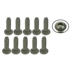 M3 x 10 Titanium Button Head Hex Socket Self Tapping TS-BSM310S