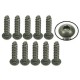 M3 x 12 Titanium Button Head Hex Socket Self Tapping TS-BSM312S