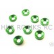 HOT RACING 3MM Countersunk Washer Green (8) CW36805