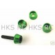 HOT RACING Green conical washers (4)