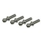 Titanium Ball Stud 4.3mm (13mm) 4pcs For Cyclone CY-29