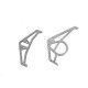 Graphite tail fins-SILVER for Lama V3 ESL017