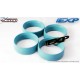 1/10 EXP TC Mold Tire Inserts Aqua Medium (4) EXP-M