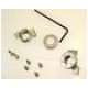 Silver rear knuckle EVO XMOD truck EXT2208