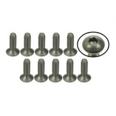 4-40 x 3/8 Titanium Flat Head Hex Socket Machine TS-FS4380M