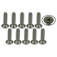 M2 x 8 Titanium Flat Head Hex Socket Self Tapping TS-FSM208S