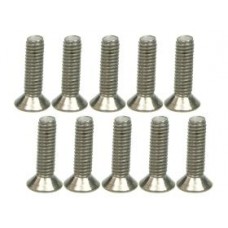 M2.6 x 10 Titanium Flat Head Hex Socket Machine TS-FSM2610M