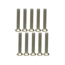 M2.6 x 18 Titanium Flat Head Hex Socket Machine TS-FSM2618M