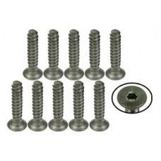 M3 x 15 Titanium Flat Head Hex Socket Self Tapping TS-FSM315S
