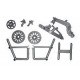 KYOSHO MOTORCYCLE LEANING RIDER SWING ARM SET GP52
