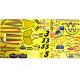 KYOSHO MOTORCYCLE LEANING RIDER DECAL(HAGING ON NSR) GP57