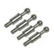 3 RACING TAMIYA GT01 Camber Adjustable King Pin Ball Stud GT-11