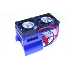 H278B BLUE ALUM 540 Motor Twin Cooling Fan Heat Sink