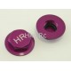HPI NITRO HELLFIRE PURPLE ALLOY WHEEL CAP 2PCS