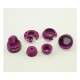 HOT RACING HPI NITRO HELLFIRE PURPLE ALLOY SHOCK DRESS UP KIT