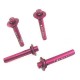 HOT RACING HPI NITRO HELLFIRE PURPLE ALLOY SWIVEL SPRING LOADED