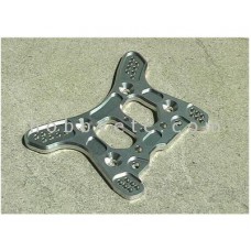 HOT RACING HPI NITRO HELLFIRE 5.5MM SILVER ALLOY SHOCK TOWER