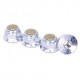 M4 SILVER Locknut With Flange HLM4FS