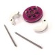 HOT RACING HPI NITRO SAVAGE X HILLFIRE FLY WHEEL W/ 7075 CLUTCH
