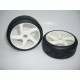 HEC On-Road Rubber tire with wheel for 1/8 (2) HTB-004F/R