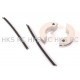 HOT RACING TRAXXAS SILVER ALLOY 2 SHOE CLUTCH