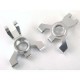 HOT RACING TRAXXAS JATO SILVER ALLOY REAR HUB