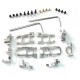 Mini-Z Buggy Silver Aluminum Suspension Set KMB9908