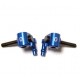 MR03 Alum. Knuckle Arm 0 degree (Blue) KMMR03-01-0