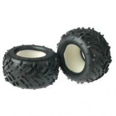 TEAM LOSI Front/Rear Tires w/Foam  Mini-Smasher LOSB1171