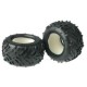 TEAM LOSI Front/Rear Tires w/Foam  Mini-Smasher LOSB1171