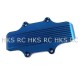 TEAM LOSI LST TRUCK BLUE ALLOY BATTERY COVER