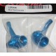 KYOSHO LAZER ZX5 ZX-5 BLUE ALLOY FRONT KUNCKLE LZF2106