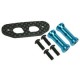 3 RACING TAMIYA M04M Graphite Upper Bumper M04M-09/WO