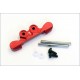 MBW025R-1 Aluminum Rear Sus Mount (1-deg/Red)