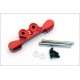 MBW025R-2 Aluminum Rear Sus Mount (2-deg/Red)