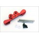 MBW025R-3 Aluminum Rear Sus Mount (3-deg/Red)