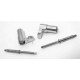 Blu/silver Alum Rear Axle Lock-Out  MCC2208