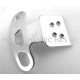 HOT RACING TEAM LOSI MICRO T SILVER WIDE FRONT BUMP