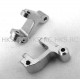 HOT RACING TEAM LOSI MICRO T SILVER ALLOY FRONT C-HUB