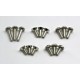 BUTTON HEX SCREW SET (MINI-Z AWD/NICKEL) MDW020