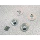 HOT RACING TEAM LOSI MINI LST SILVER ALLOY STOCK WHEEL HUB
