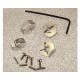 HOT RACING TEAM LOSI MINI LST SILVER ALLOY 1/10 WHEEL CONVERSION