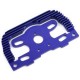 HOT RACING TEAM LOSI MINI LST BLUE ALLOY HEAT SINK MOTOR PLATE
