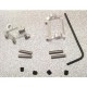HOT RACING TEAM LOSI MINI LST SILVER ALLOY C HUB 2PCS