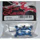HOT RACING TEAM LOSI MINI LST BLUE ALLOY REAR REVISED KNUCKLE