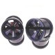 HOT RACING TEAM LOSI MINI LST BLUE ALLOY 5 SPOKE WHEELS